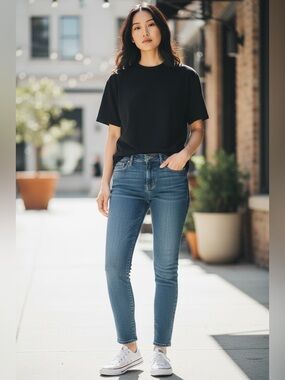 Edwin Skinny Jeans in Classic Blue